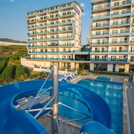 0047 Exodus 2-bedroom Duplex In Mahmutlar With Sea, Mountain And Castle Views 公寓