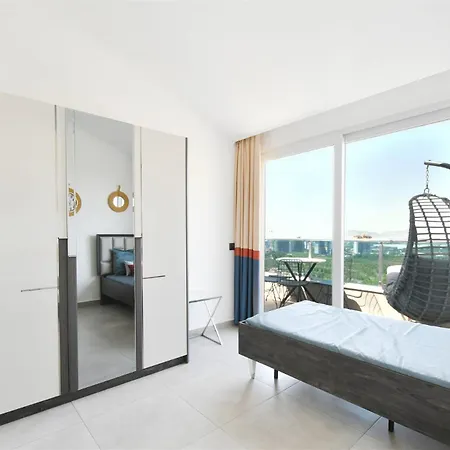 Апартаменты 0047 Exodus 2-bedroom Duplex In Mahmutlar With Sea, Mountain And Castle Views Алания