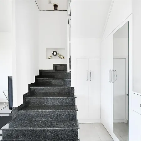 0047 Exodus 2-bedroom Duplex In Mahmutlar With Sea, Mountain And Castle Views 公寓 阿拉尼亚