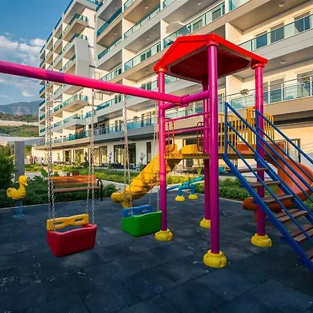 Апартаменты 0047 Exodus 2-bedroom Duplex In Mahmutlar With Sea, Mountain And Castle Views